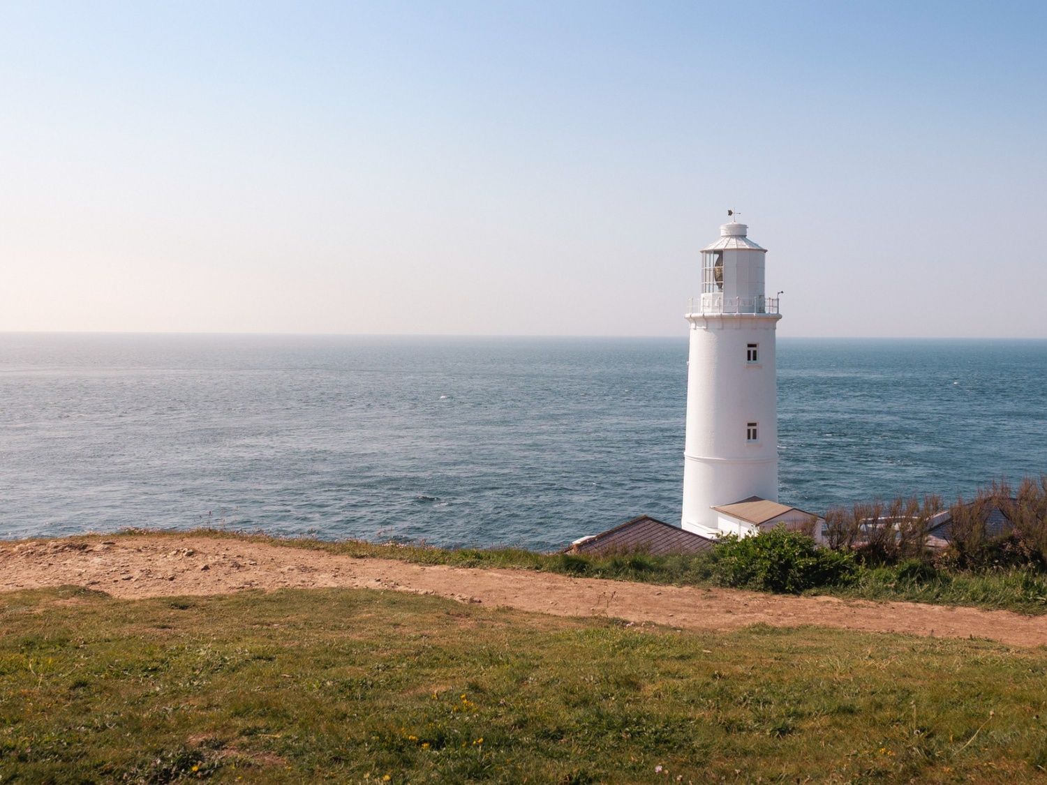 Trevose Head white Lighthouse